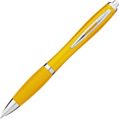 Kugelschreiber mit farbigen Schaft und Griff als Werbeartikel
