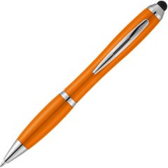 Stylus-Kugelschreiber mit farbigem Schaft