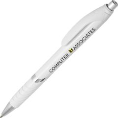 Kugelschreiber mit weißen Schaft