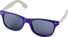 Sonnenbrille mit weißen Bügeln