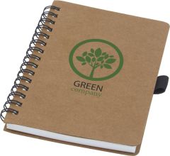 A5 Notizbuch aus recyceltem Karton mit Steinpapier