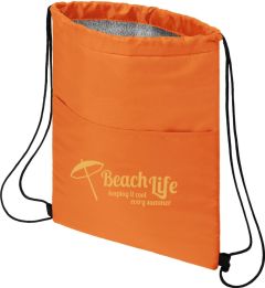 Kühltasche mit Kordelzug als Werbeartikel