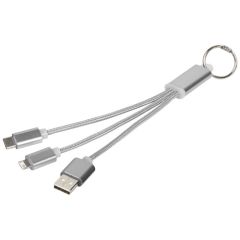 3in1 Ladekabel mit Schlüsselanhänger