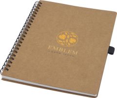 A5 Notizbuch aus recyceltem Karton mit Steinpapier
