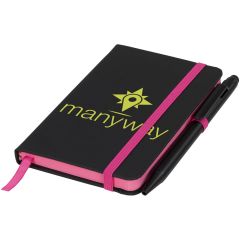 A6 Notizbuch mit farbigem Rand