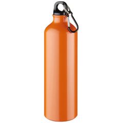 Trinkflasche mit Karabiner als Werbeartikel