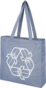 Recycelte Tragetasche mit Zwickel