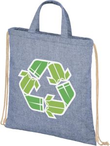 Recycelte Rucksack-Tasche mit Kordelzug 6L - 150 g/m²