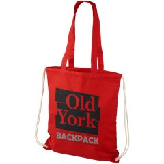 Baumwolle Kordelzug Rucksack