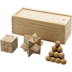 3-teiliges Holz Denksportspiel