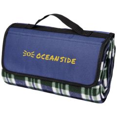 Picknickdecke aus Fleece mit Klettverschluss
