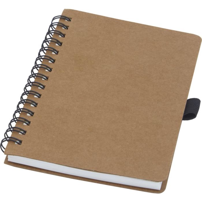 Cobble A6 Notizbuch mit Spiralbindung aus recyceltem Karton mit Steinpapier