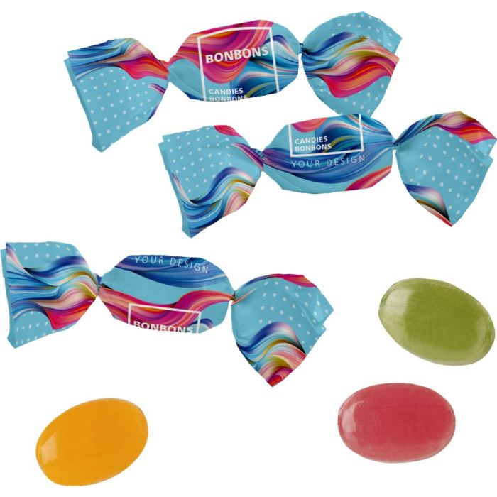 Bonbons im Werbewickel