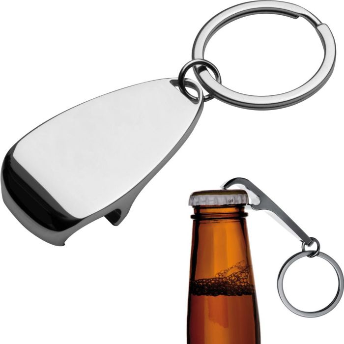 Metall Schlüsselanhänger mit Flaschenöffner