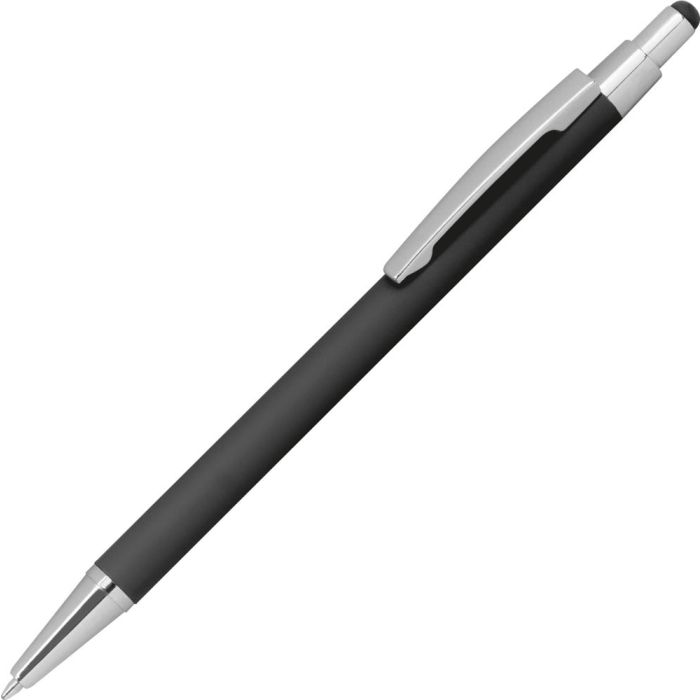Kugelschreiber aus Metall mit Rubberfinish und Touchfunktion
