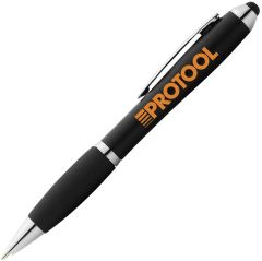 Nash Stylus bunter Kugelschreiber mit schwarzem Griff
