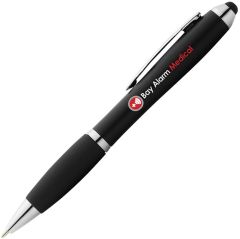 Nash Stylus Kugelschreiber farbig mit schwarzem Griff