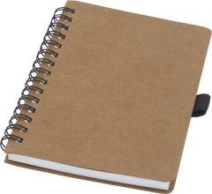 Cobble A6 Notizbuch mit Spiralbindung aus recyceltem Karton mit Steinpapier