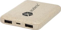 Asama 5000 mAh Powerbank aus Weizenstroh