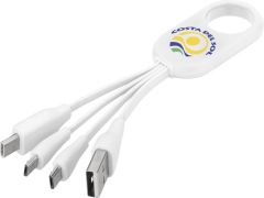 Troup 4in1-Ladekabel mit Typ C Spitze