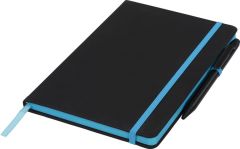 Noir Edge A5 Notizbuch mit farbigem Rand