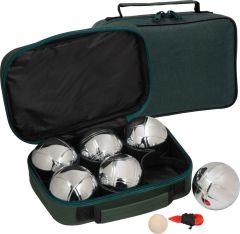 Boules Spiel mit 6 Metallkugeln