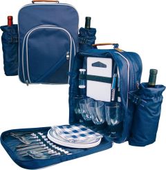 Picknickrucksack aus Polyester für 4 Personen