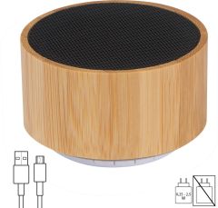 Bluetooth Lautsprecher mit Bambusummantelung