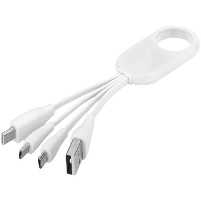 4in1 Ladekabel mit Typ C Spitze als Werbeartikel