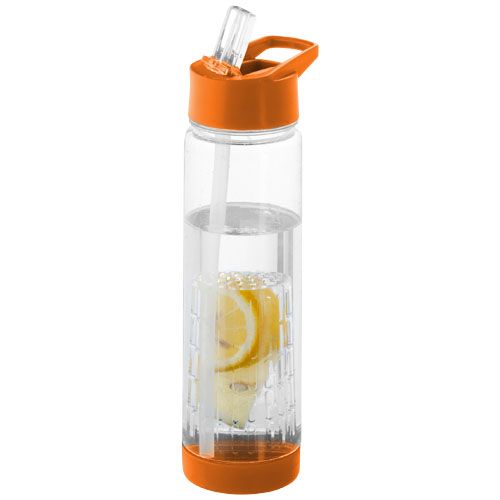 Sportflasche mit Fruchtsieb als Werbeartikel