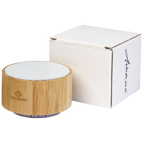 Bluetooth® Lautsprecher aus Bambus als Werbeartikel