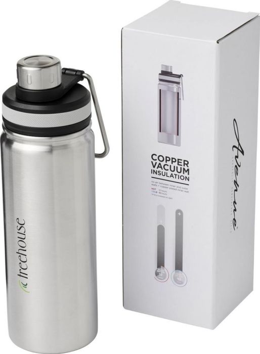 Kupfer-Vakuum Isolierflasche 590 ml als Werbeartikel