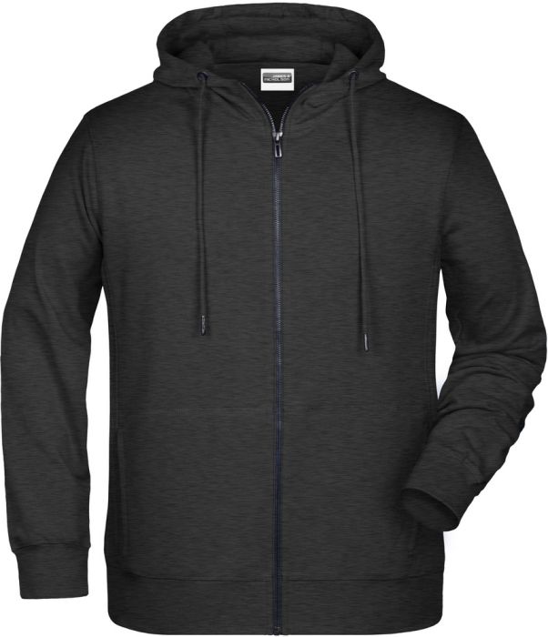 Herren Sweatjacke mit Kapuze als Werbeartikel