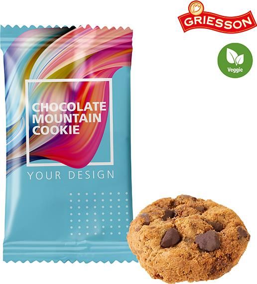 Chocolate Mountain Cookies, inkl. Werbedruck als Werbeartikel