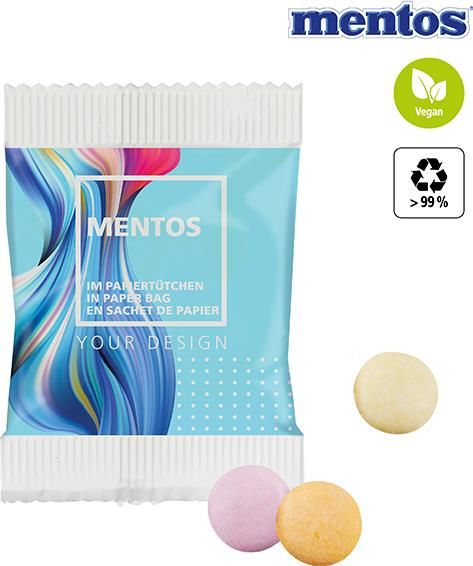 2er mentos, inkl. Werbedruck als Werbeartikel